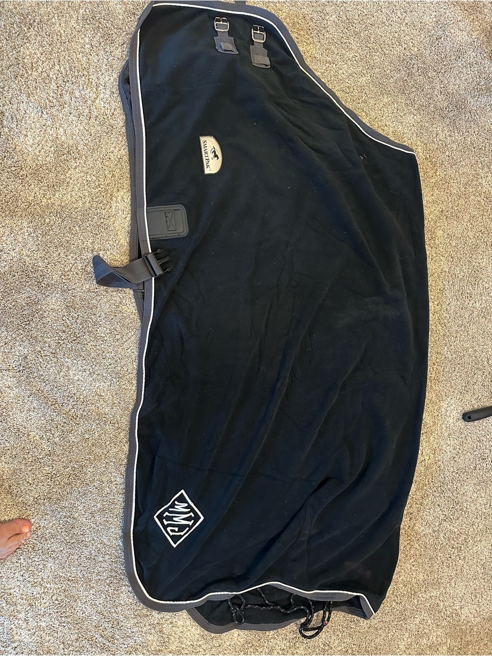 Smart Pak Black Fleece Cooler- size 66